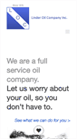Mobile Screenshot of linderoilco.com
